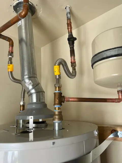 Water heater installation and plumbing repair in Quincy